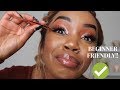 HOW TO APPLY FALSE LASHES LIKE A PRO! BEGINNER FRIENDLY (updated)