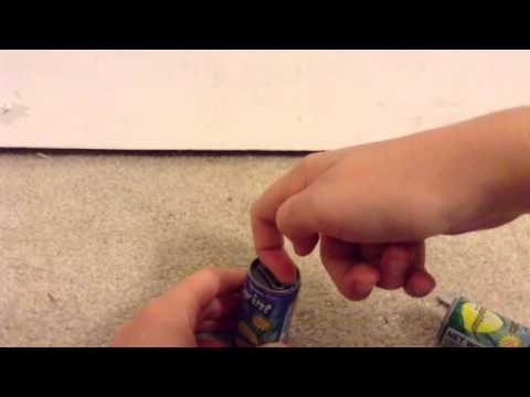 Opening Fizzy Candy In Soda Cans Youtube