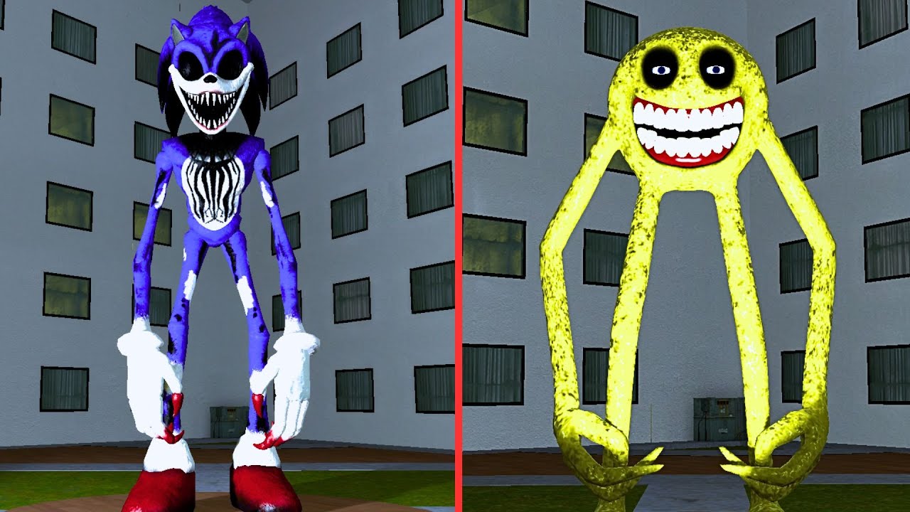 NEW TAILS SONIC INNYUME SMILEY'S vs ROBLOX INNYUME SMILEY'S STYLIZED NEXTBOT in Garry's Mod