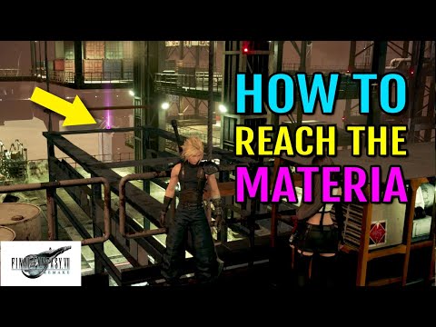 How to Reach the Purple Materia in Sector 4 Plate Interior on H07 Platform | FF7 Remake (Chapter 6)