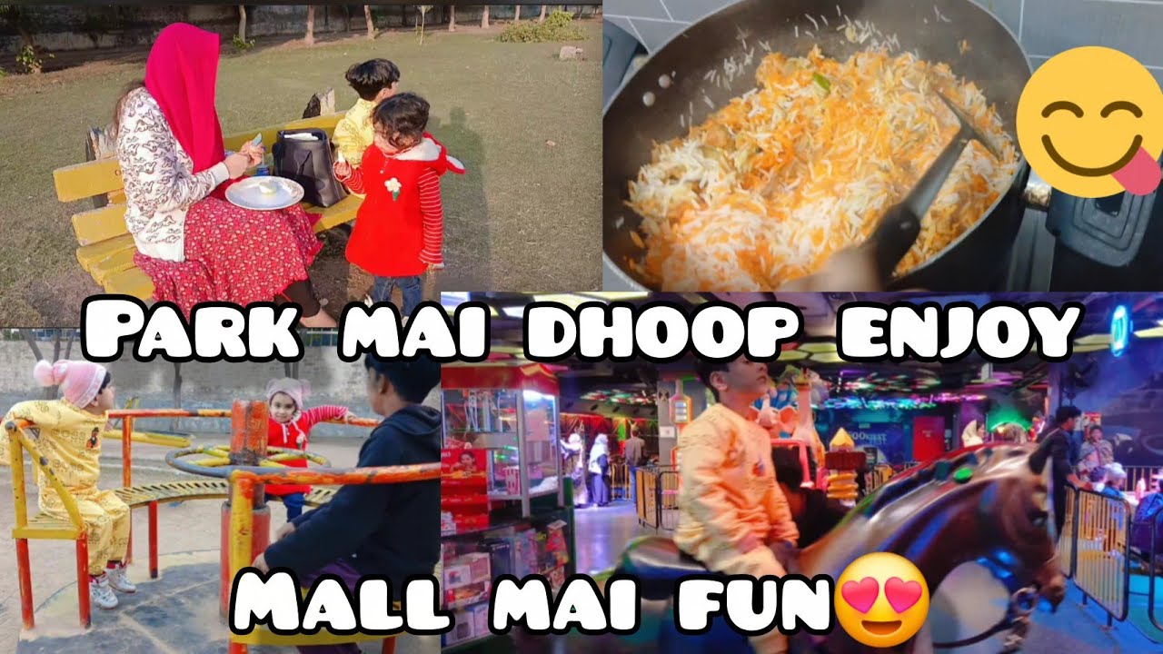 Ayaan ka hont phatt gya 😒| Park mai khaye fruits😋 | Bacho ny Mall mai Enjoy