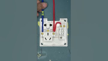 One open five holes wiring method #Electrical knowledge