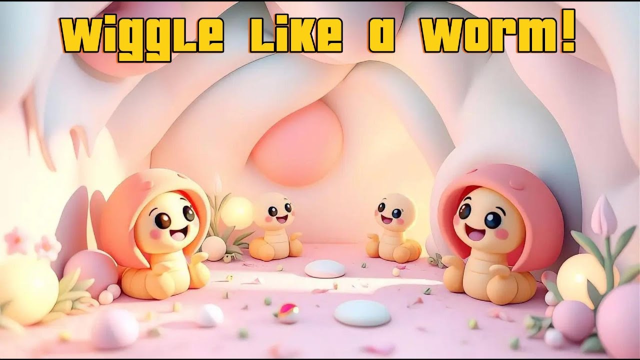 🎶 Wiggle Like a Worm! - Fun Movement Song for Kids 🌈💛 - YouTube