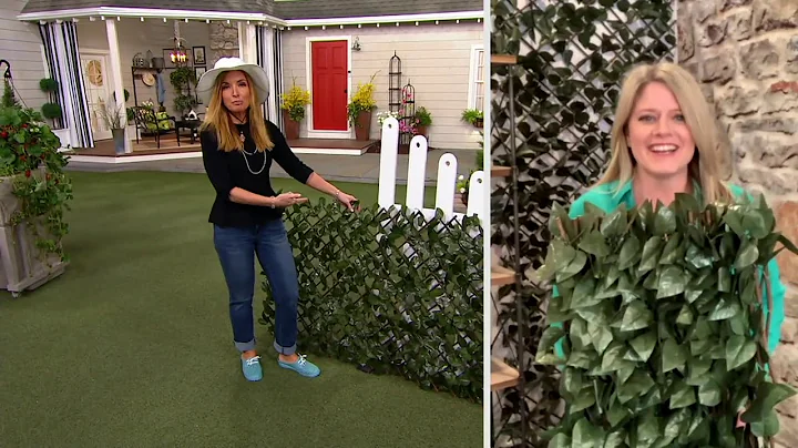 Wicker Park Single Expandable Faux Ivy Privacy Fence on QVC