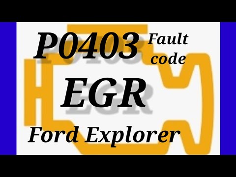 Ford Explorer P0403 EGR fault code🇵🇭🇵🇭🇵🇭Eddexpert