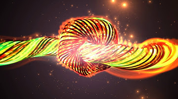 4K Through The Sparkling Fibration Knot 2160p Motion Background