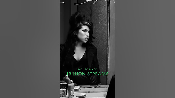 "Back to Black" hits an astounding 1 billion streams on @Spotify 🖤