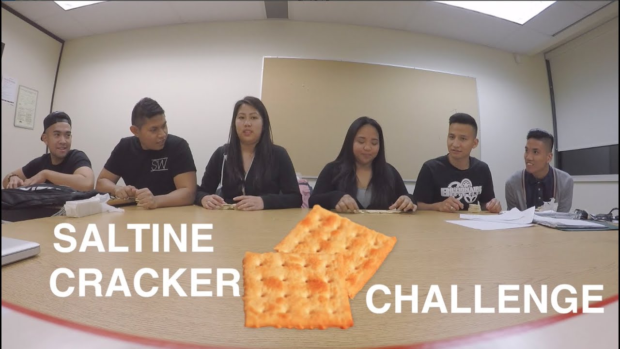Saltine Cracker Challenge Part 1 YouTube