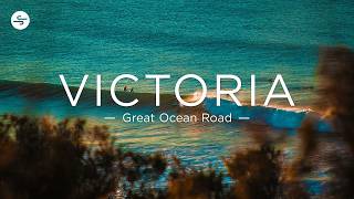 [4K UHD] Great Ocean Road, VICTORIA🇦🇺 Ambient Drone Film + Tropical House Music for Relax