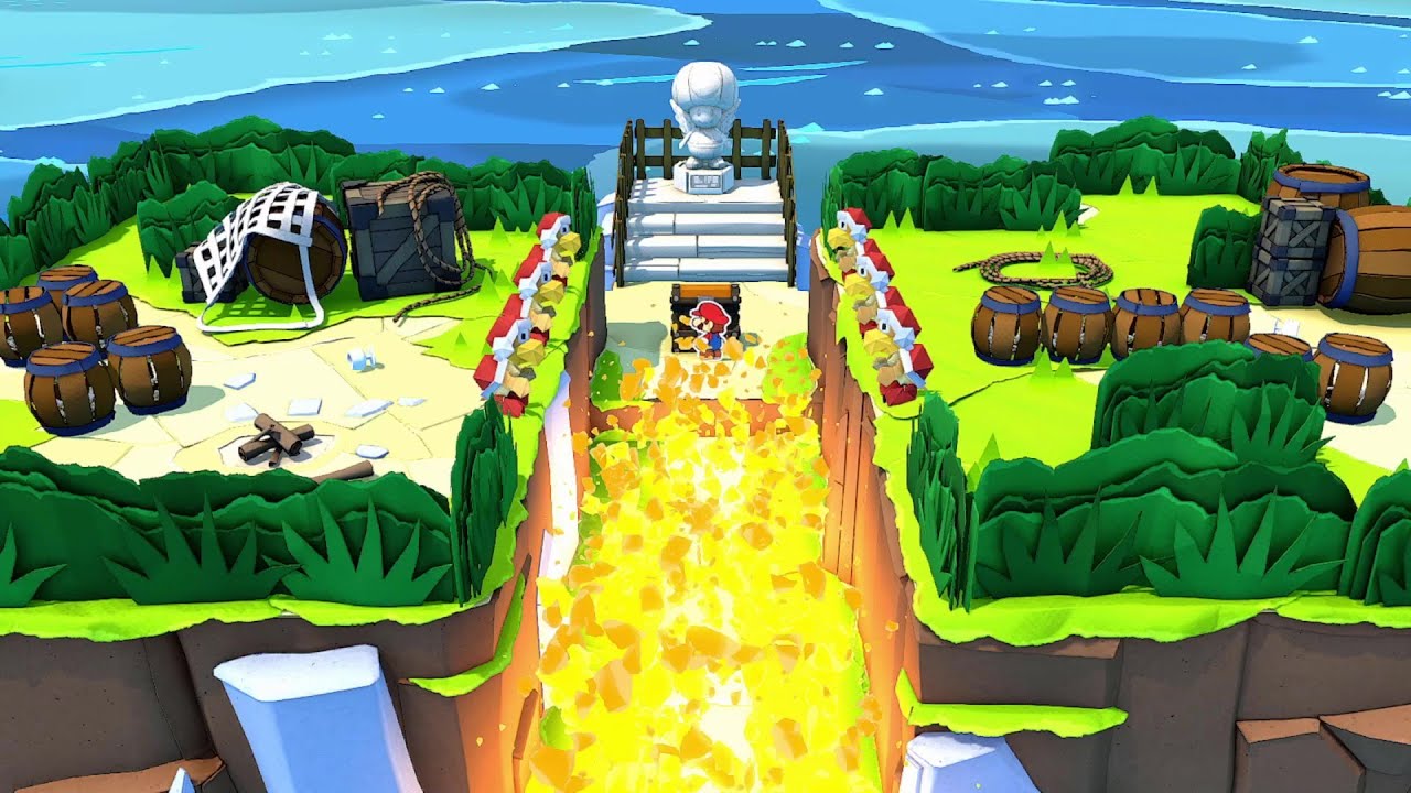 Paper Mario The Origami King Part 31 Hammer Island YouTube
