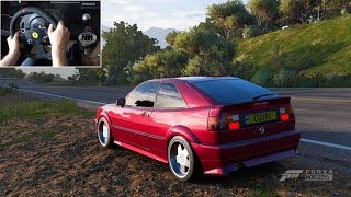 VW Corrado VR6 - Forza Horizon 5 wheel gameplay // Thrustmaster T300RS