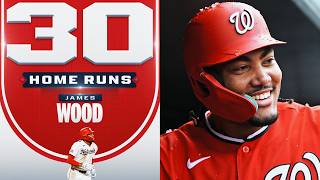 30 HOMERS for James Wood! Nationals slugger BLASTS two home runs in a game! 💥 | MLB Highlights