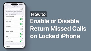 How to Stop Others from Returning Missed Calls on a Locked iPhone