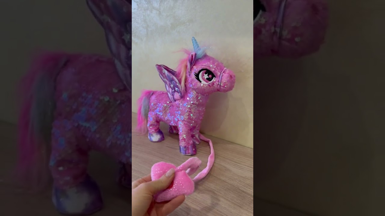 Интерактивная игрушка &laquo;Лошадка-единорог музыкальная на поводке