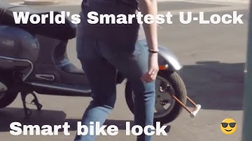 Smart bike lock. Crowd funded. Nok U-Lock Worlds Smartest U-Lock by Kickstarter