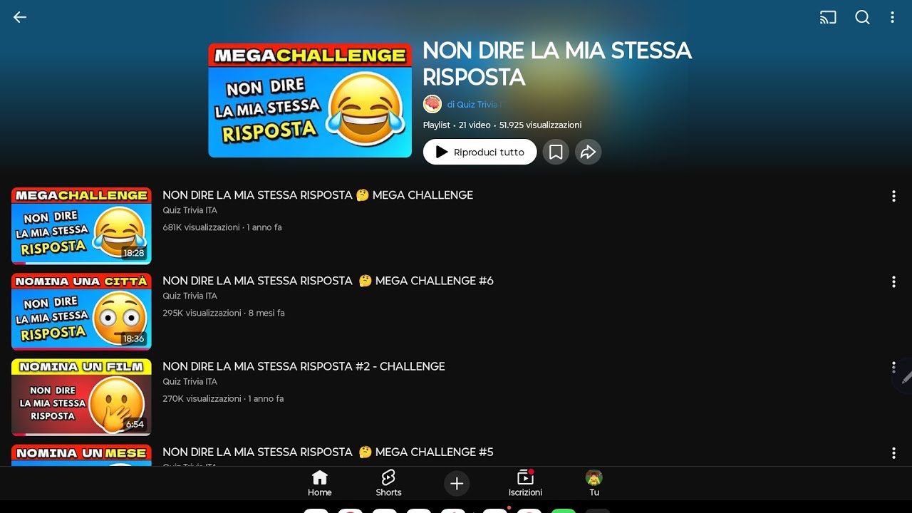 Non dire la mia stessa risposta!con voi!