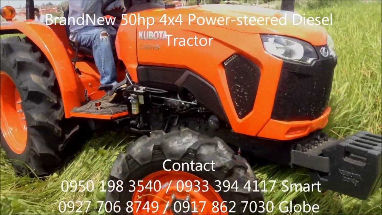 Kubota 50hp Tractor Grass Cutter Cleaning Vacant Field In 7 Minutes