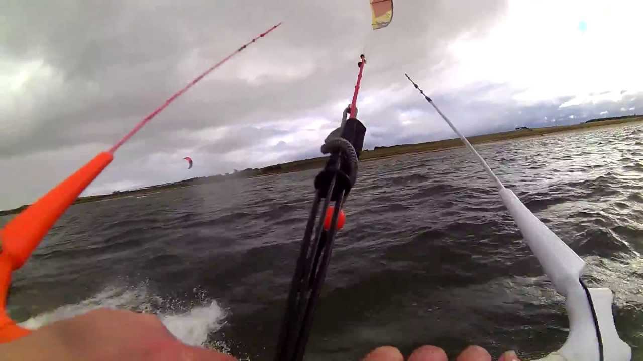 Kitesurfing Easter Ross squalls, seagulls and a seal. YouTube