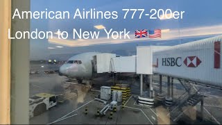 TRIP REPORT- American Airlines- Boeing 777-200er- London Heatrow to New York jfk