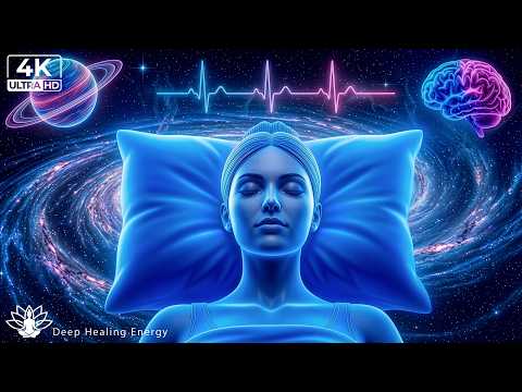 528Hz • Deep Sleep Music | Brain Massage While You Sleep, Melatonin Release, Stop Overthinking