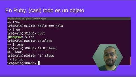 3. Tipos de objetos en Ruby: Introducción - Aprende a programar con Ruby