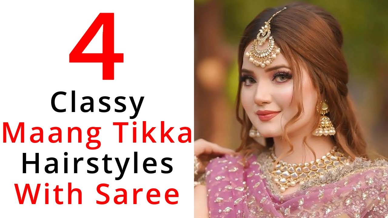 35 Cute Hairstyles with Maang tikka/Maatha Patti This Season | Tikka  hairstyle, Short hair bride, Cute hairstyles