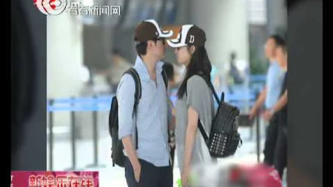 倪妮冯绍峰现身机场 头戴情侣帽高调秀甜蜜 - 天天要闻