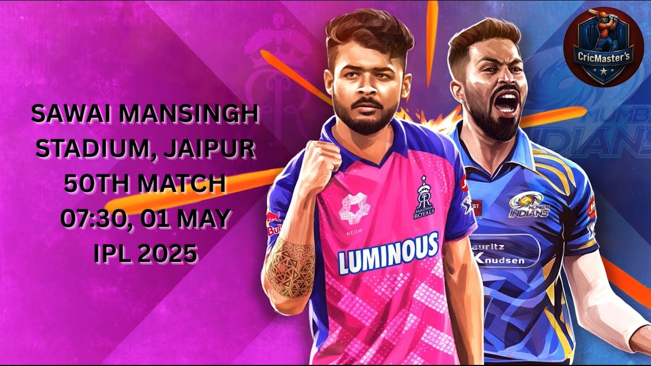 RR vs MI Dream Team, Prediction, Rajasthan Royals vs Mumbai Indians IPL Team Today-CricMaster’s🎖️