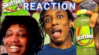 SKITTLES MADE A DRINK?! A Legend Reacts To @RooseveltReviews  Sour Skittles Juice Review