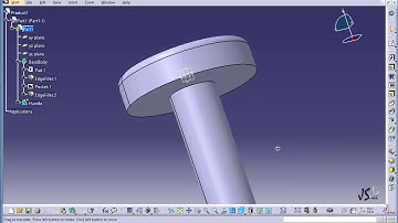 Catia Tutorial5  Assemble and Intersect Boolean Operations