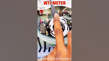 WTI METER || OTI METER || inside || #ytshorts #shorts #transformer @electricaltransformers