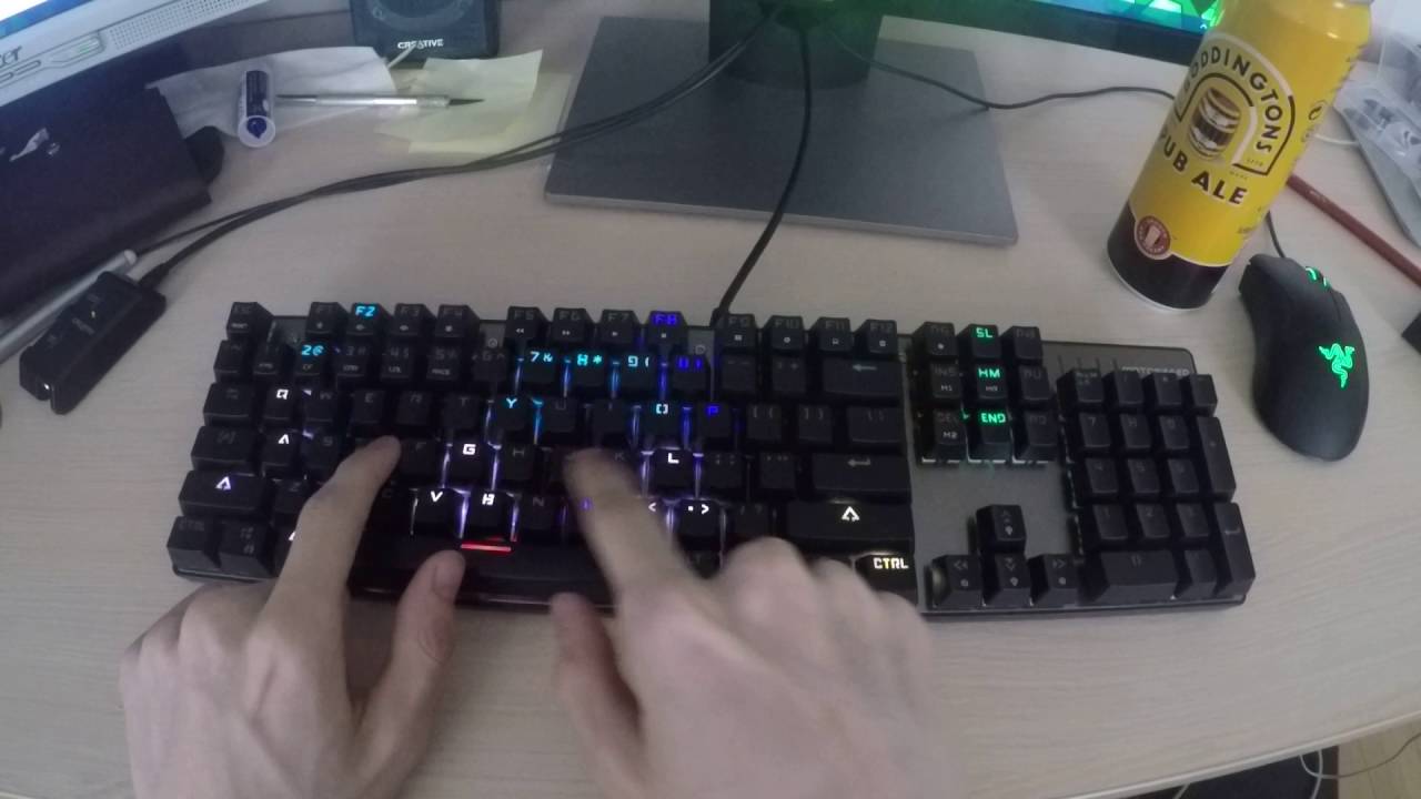 Механическая клавиатура Inflictor CK104 обзор режимов