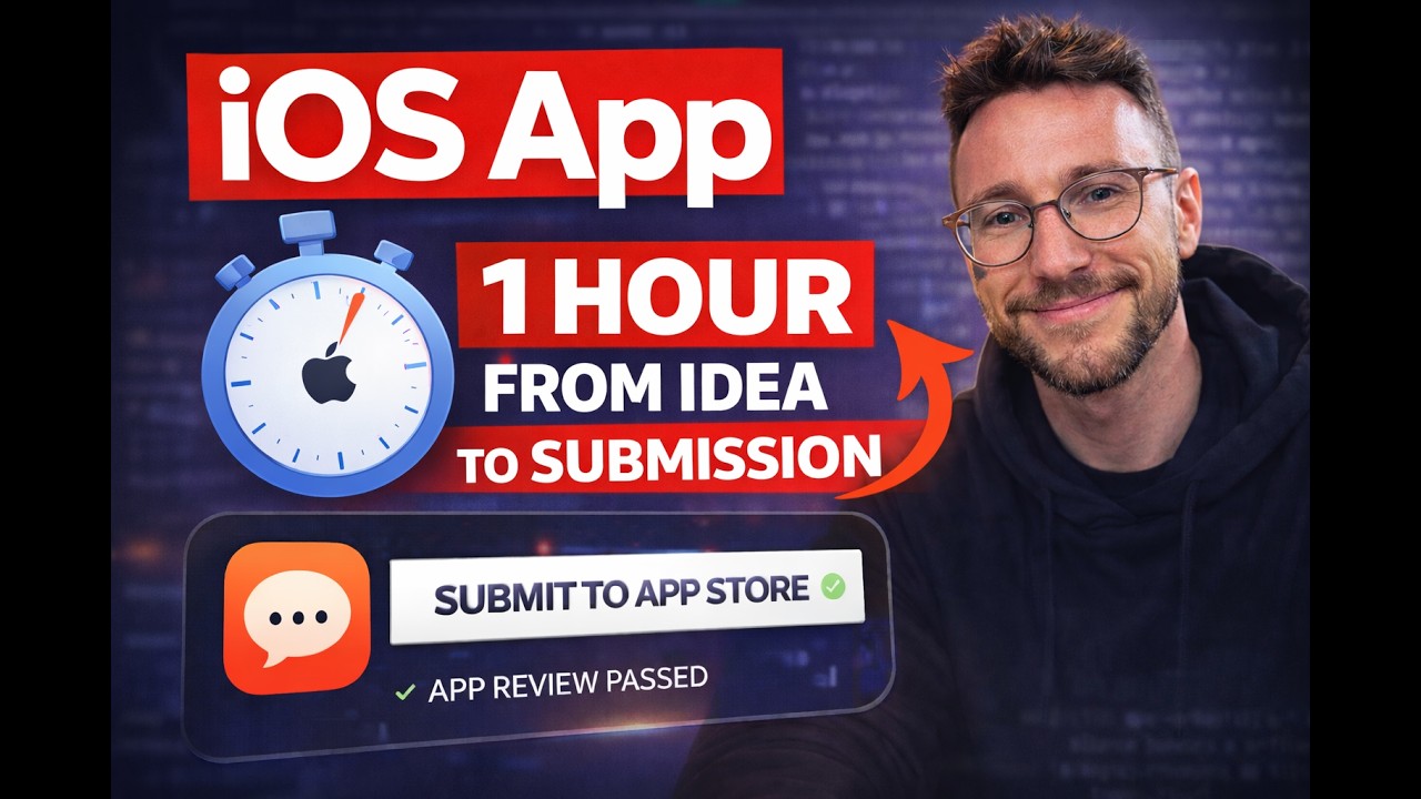 I Built an iOS App in 1 Hour - How I Vibe Code, from Idea to AppStore Submission