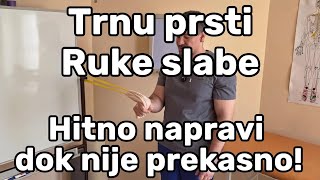 Trnu ti prsti i slabe ruke? Ovo odmah probaj prije nego bude prekasno