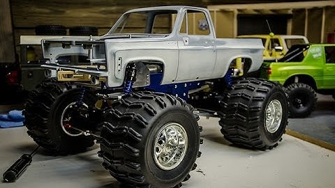 Tamiya Based Monster Truck Build With RC4wd Chevy K5 Blazer
