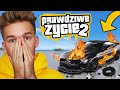 GTA V PRAWDZIWE ŻYCIE #56 ROZWALIŁEM MUSTANGA! 😭