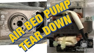How to open a air bed internal pump