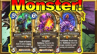 Quest Control Tickatus C'Thun Bloodreaver Gul'dan OTK WARLOCK! A Monster Of A Deck  | Hearthstone