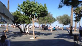 Naked Bike Riders Through Barceloneta - June 2013