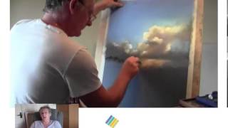 How to paint skies in pastel