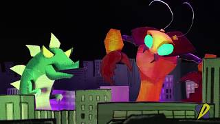 Election Monster! Cardboard Stop Motion Animation