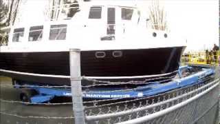 Launching the new American Tug 485