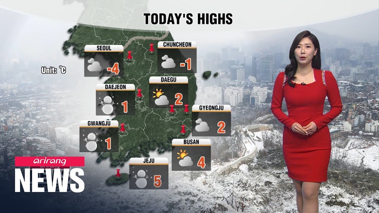 [Weather] Cold and snowy Monday for many regions - YouTube