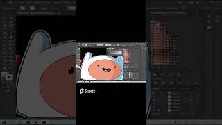 How to Draw Finn from Adventure Time in Adobe Illustrator The Easy Way! screenshot 4