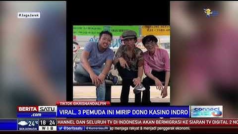 3 Pemuda Mirip Dono Kasino Indro Viral di Tiktok