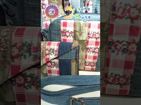DENIM BAGS SET