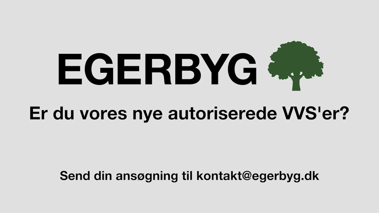 Er du vores nye autoriserede VVS'er?