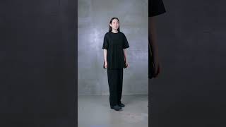 LAYERED PLEATS PULLOVER｜38｜BLK｜SHIRTS AND BLOUSES｜ENFÖLD