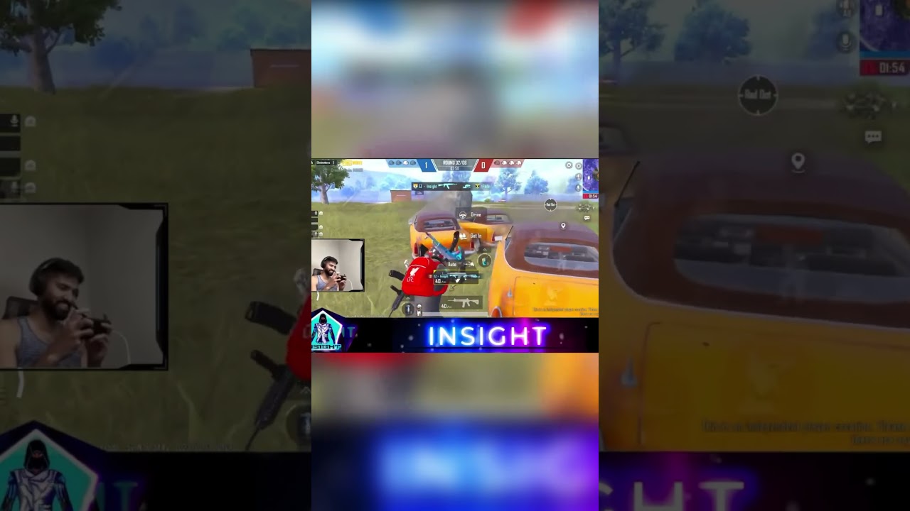 Random called me bot! 1v2 intense fight in PUBG Mobile 