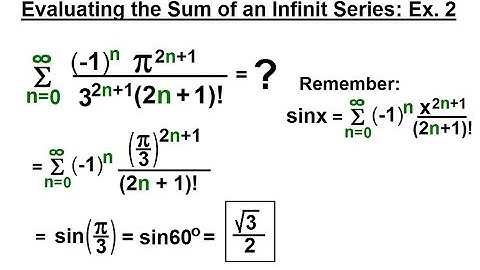 Calculus 2: Infinite Sequences and Series (73 of 86) Sum=? of an Infinite Series: Ex. 2
